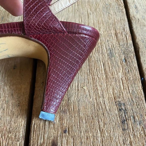 Vintage | Women's Kitten Heeled Pumps Size 8 - Picture 3 of 6